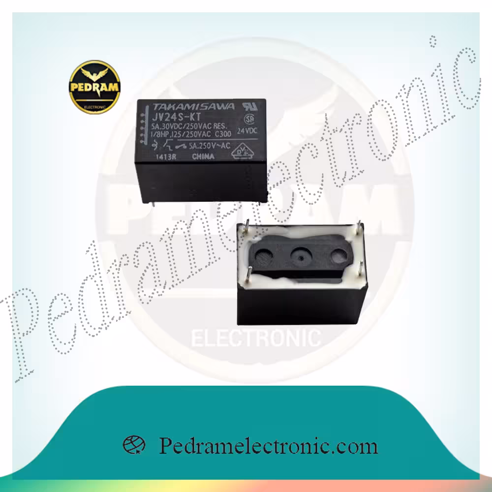 رله 4پایه کوچک-RELE JV24S-KT 24VDC 4PIN SMALL
