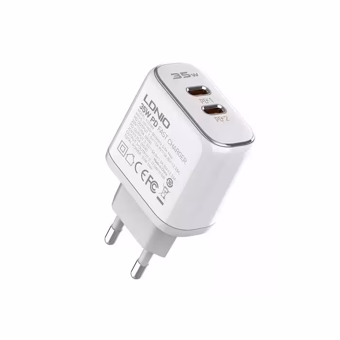شارژر مسافرتی الدینیو 35 وات LDNIO POWER ADAPTER 35W A2528M