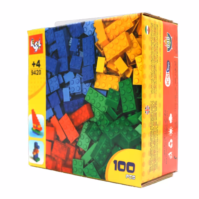 لگو بازی تا 100 قطعه ای