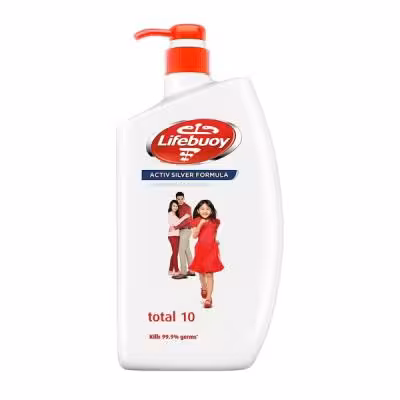 شامپو آنتی باکتریال بدن Lifebuoy مدل total حجم 1000 میل