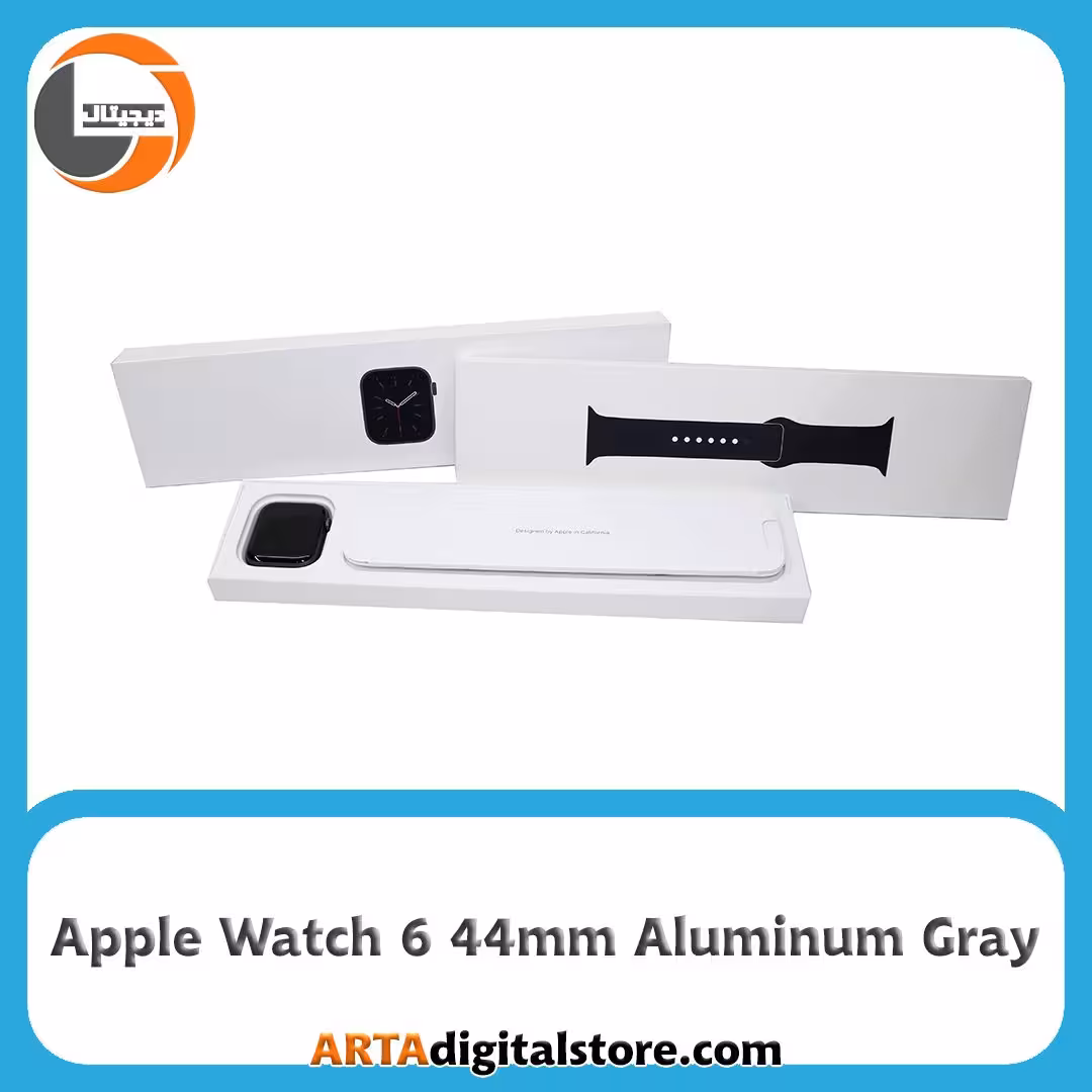 اپل واچ سری 6 Apple Watch 6 44mm Aluminum Gray