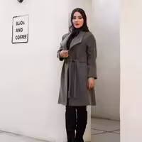 پالتو بافت کوپر یقه آمریکایی