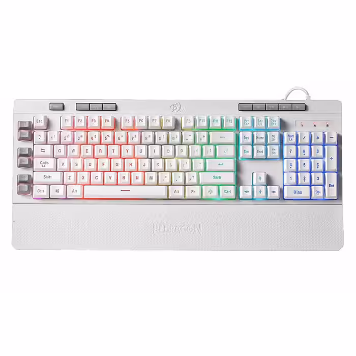 کیبورد گیمینگ ردراگون Keyboard Redragon Shiva K512 White