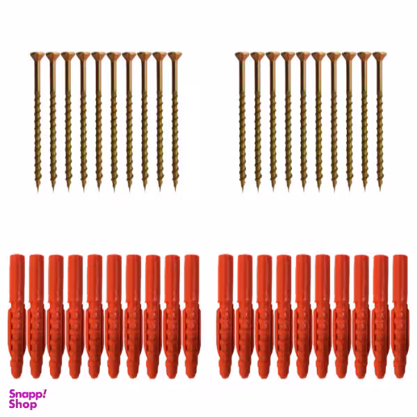 مجموعه 40 عددی پیچ و رولپلاک مدل BD 1003030.44