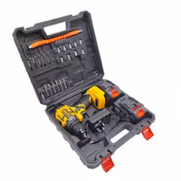 مجموعه 28 عددی دریل پیچ گوشتی شارژی براشلس صنعتی نیو پاور مدل 88VF