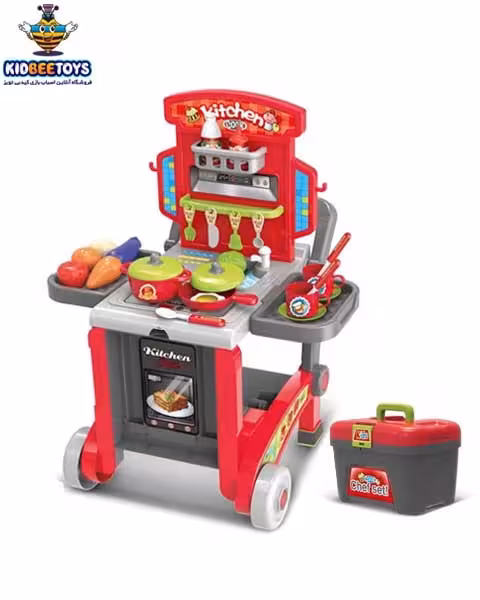 آشپزخانه اسباب بازی چرخ دار