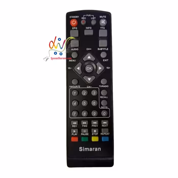 کنترل گیرنده دیجیتال سیماران