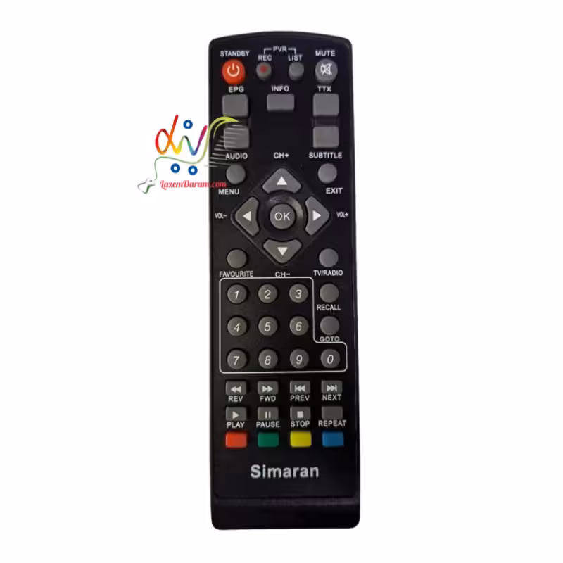 کنترل گیرنده دیجیتال سیماران