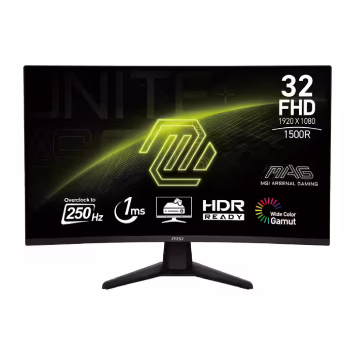 MSI MAG 32C6X 31.5 Inch FHD 1ms (GTG) 240Hz VA Curve Gaming Monitor