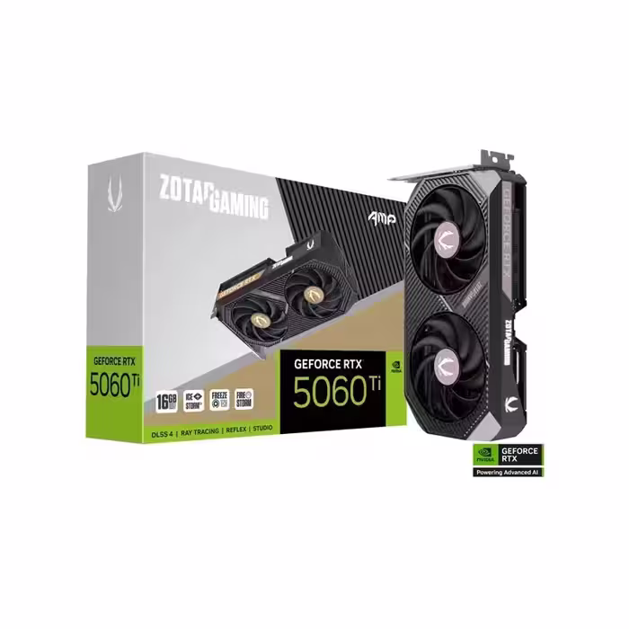 ZOTAC RTX5060Ti 16GB AMP | قدرتمندترین و آینده‌نگرترین GPU