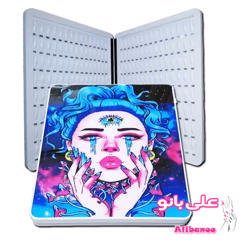 آلبوم کالیته ناخن 240 عددی پلکسی طرح 4