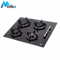 گاز رومیزی اخوان کد G38 چهار شعله شیشه مشکی