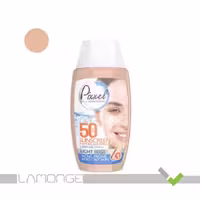 کرم ضد آفتاب SPF50 بژ روشن پیکسل مناسب پوست چرب حجم 50 میلی لیتر
