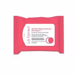 دستمال مرطوب آرایش پاک کن مخصوص انواع پوست لافارر