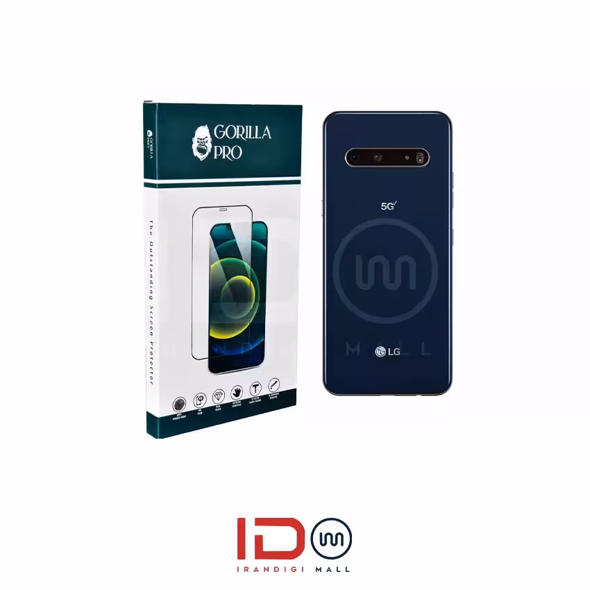 گلس و محافظ هیدروژلی (شفاف) بدنه گوشی ال جی مدل LG V60 ThinQ