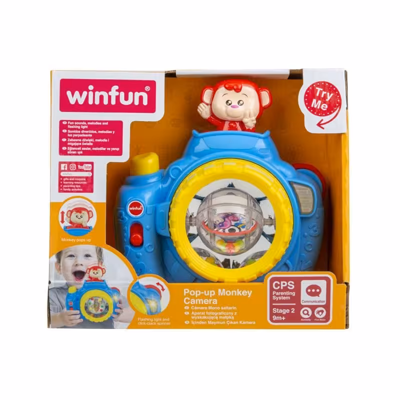 جغجغه دوربین میمون WinFun