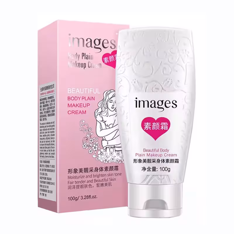 کرم سفید کننده فوری و آبرسان بدن  IMAGES BODY PLAIN MAKEUP CREAM