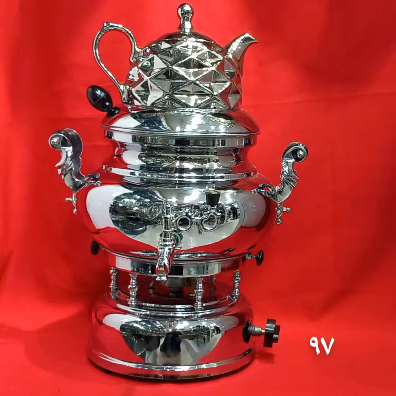 سماور ماهان نسترن ساده 6لیتری