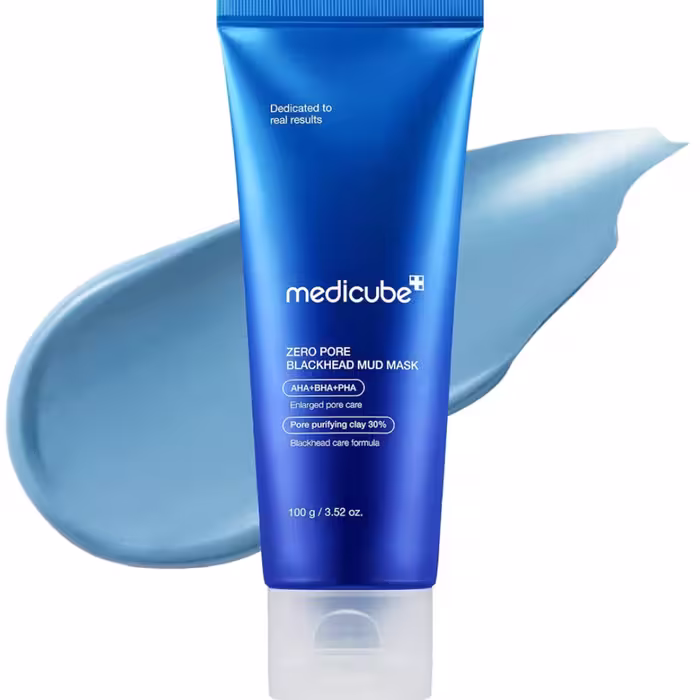 ماسک کنترل منافذ و جوش سر سیاه مدیکوب اصل | Medicube Zero Pore Blackhead Mud Mask 100gr