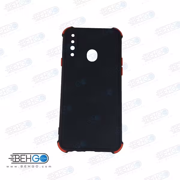 قاب سامسونگ A20S کاور مدل ژله ای دکمه رنگی محکم ضد ضربه با محافظ لنز دوربین گوشی A20S گارد محافظ قاب Camera Cover color key Case for Samsung A20S