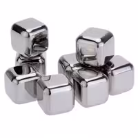 قالب یخ مکعبی استیل (بسته بندی 6 عددی)