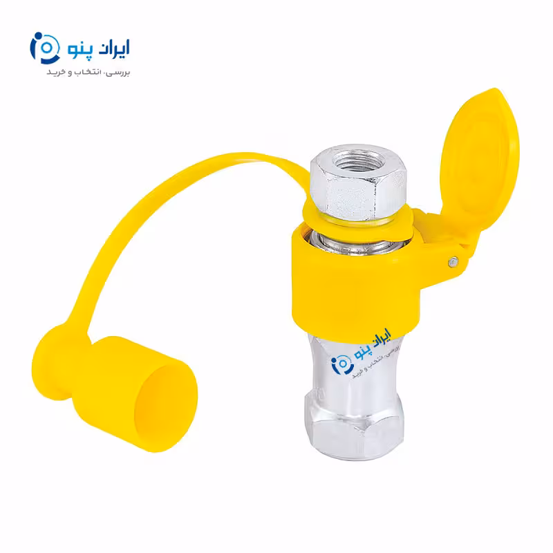 کوپلینگ M22x1.5 درپوش دار فولادی