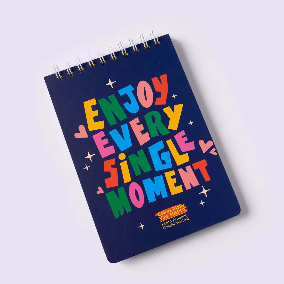 بولت ژورنال A5 کاغذ 5 رنگ ENJOY لنتو (Lento)