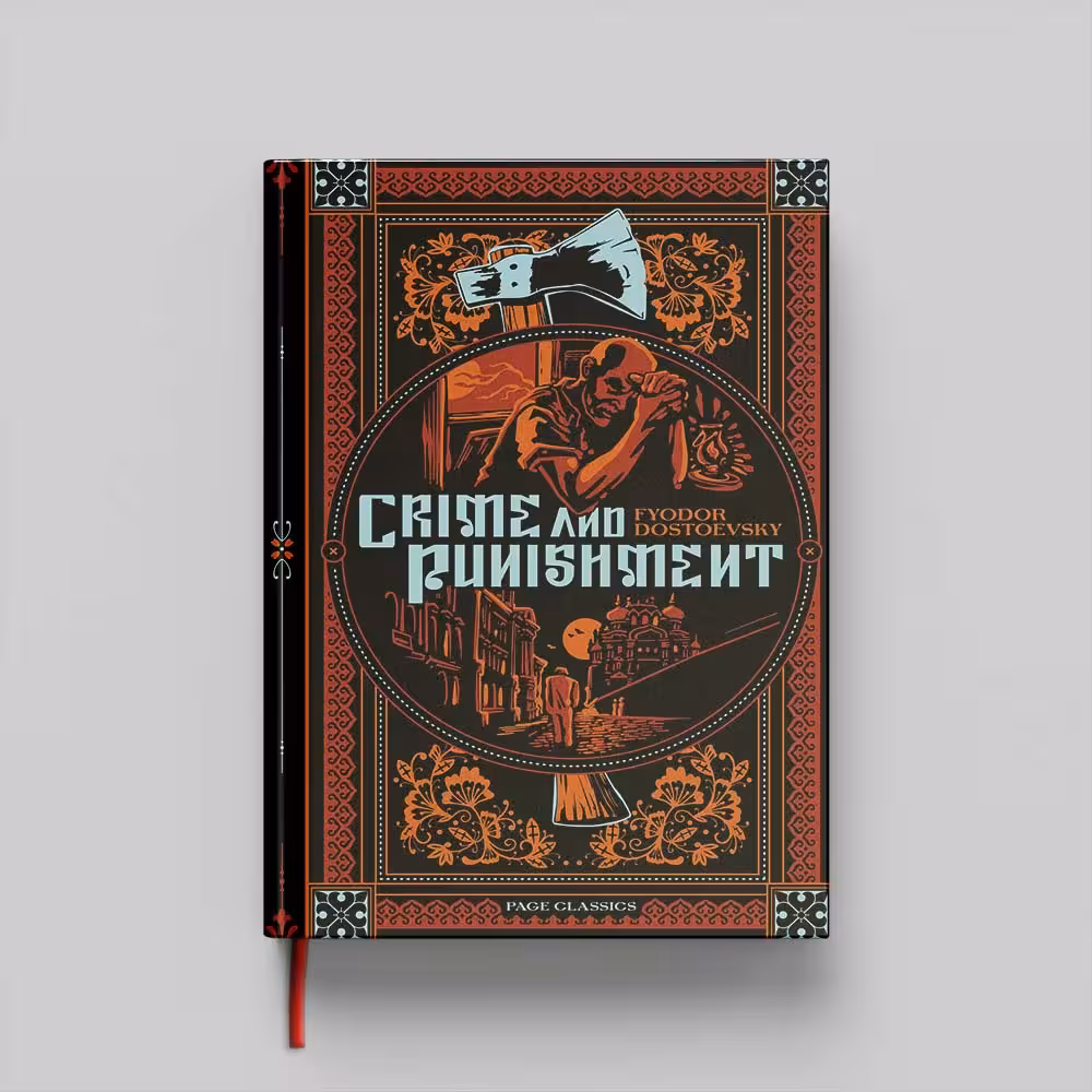 کتاب Crime and Punishment جلد سخت (HARDCOVER)