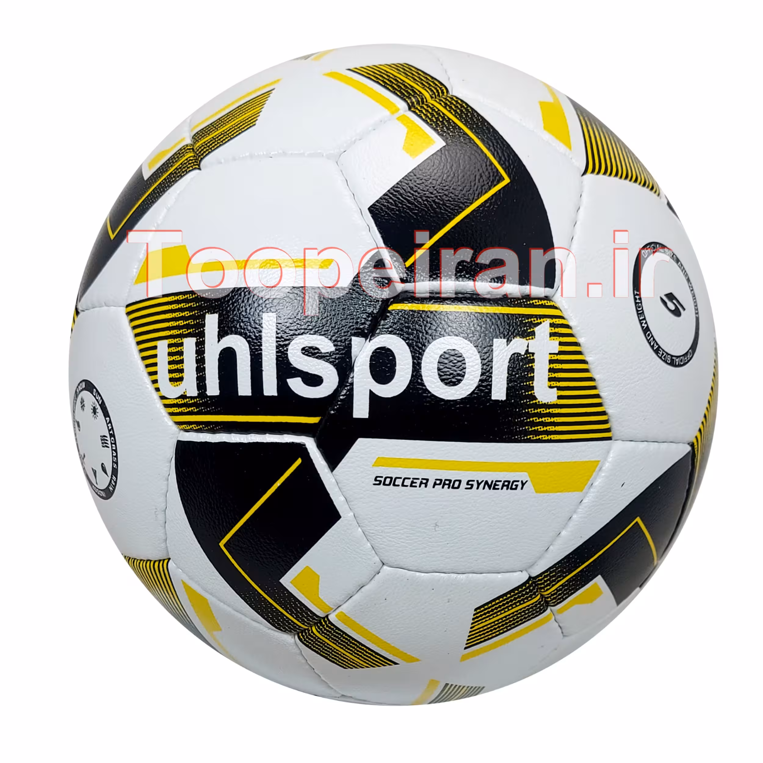 توپ فوتبال آلشپرت|رنگ زرد سایز5