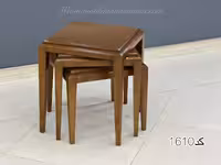 میز عسلی کد 1610 شامل سه عسلی و یک جلو مبلی