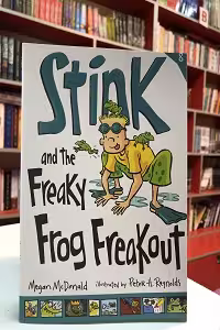 کتاب Stink 8 and the Freaky Frog Freakout اثر Megan McDonald and Peter H. Reynolds انتشارات Candlewick