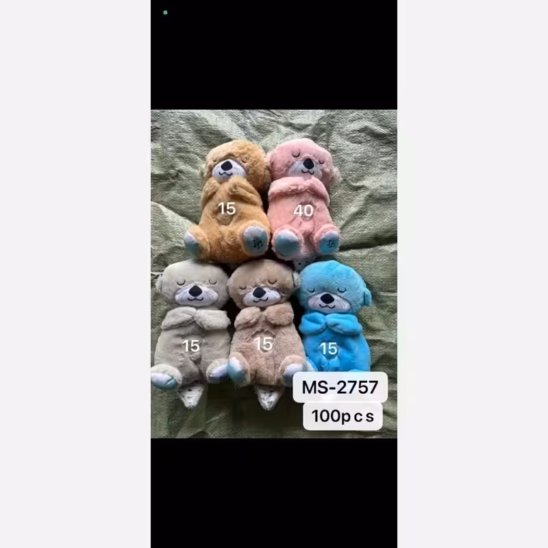 عروسک خرس خواب خروپف چراغدار