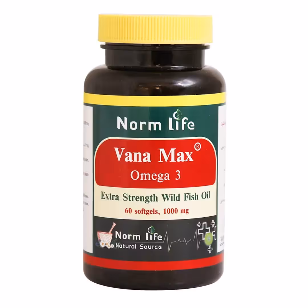 امگا 3 وانامکس نورم لایف 60 عددی