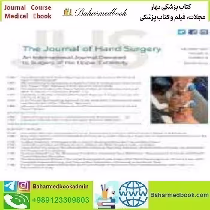 The Journal of Hand Surgery Volume 46 Issue 1 to 12 2021 TRUE