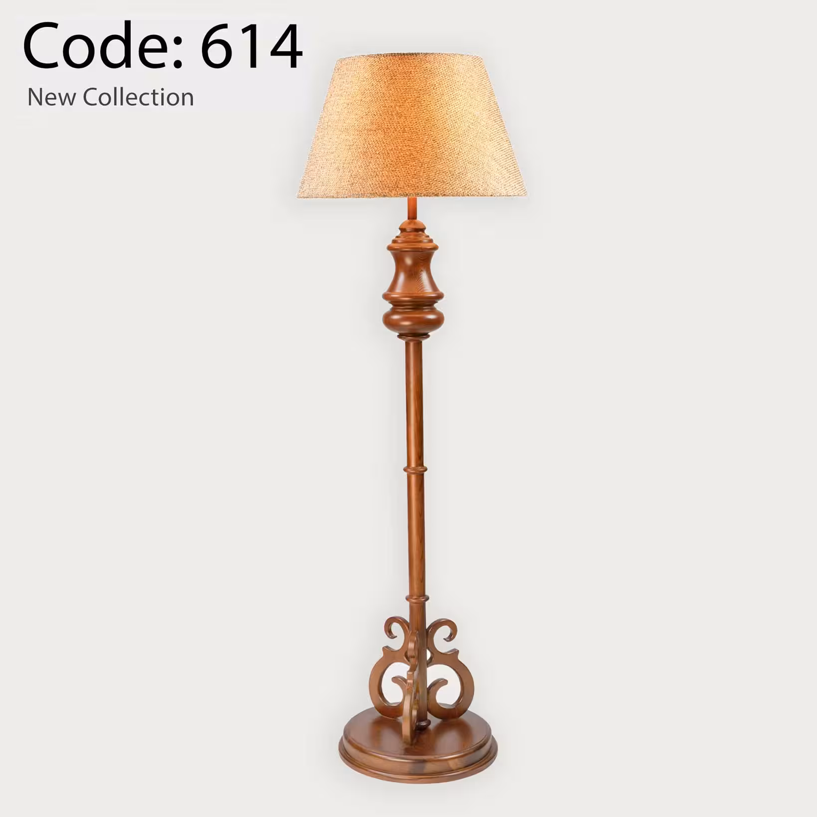 آباژور چوبی کنار سالنی رایکا مدل نیلا DARK614