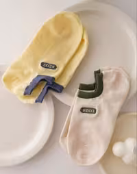 جوراب زیرقوزکی گلدوزی کد R-1527