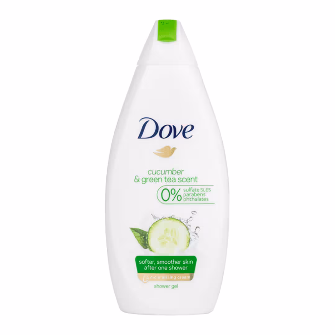 شامپو بدن داو خیار و چاس سبز 500 میلی‌لیتر Dove cucumber and green tea scent