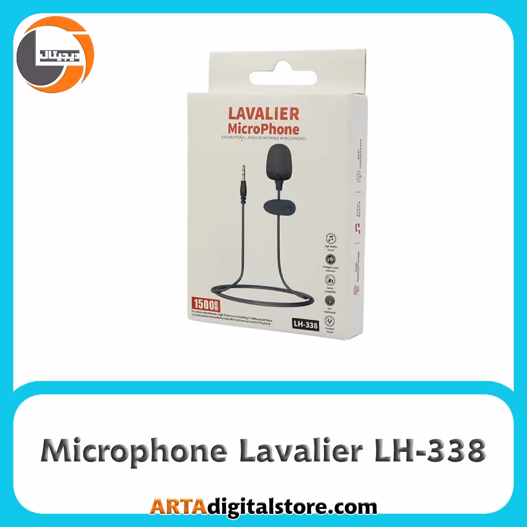 میکروفون یقه ای Lavalier LH-338 Microphone