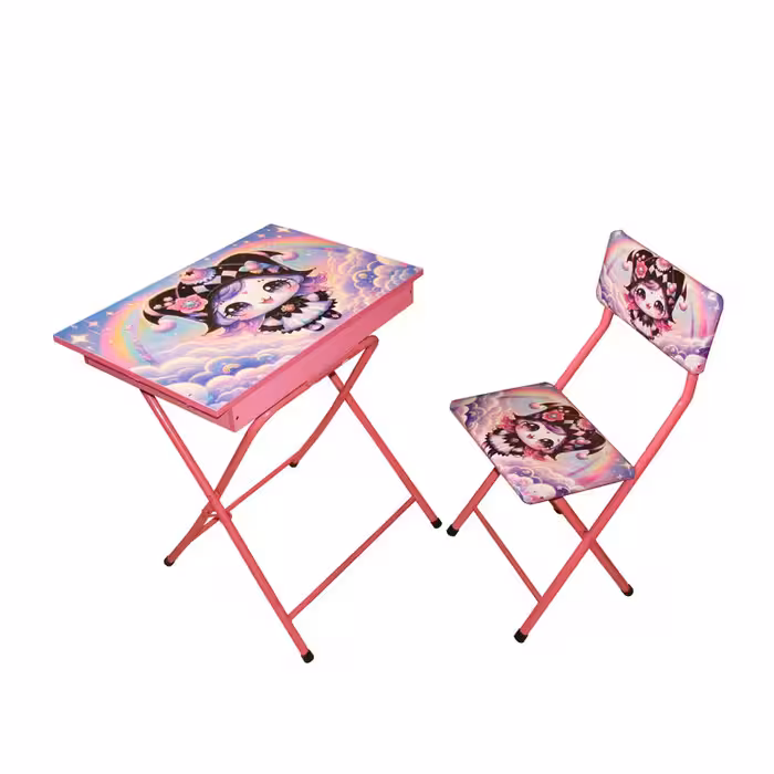 ست میز تحریر و صندلی میزیمو مدل کرومی کد 65 | چاوه