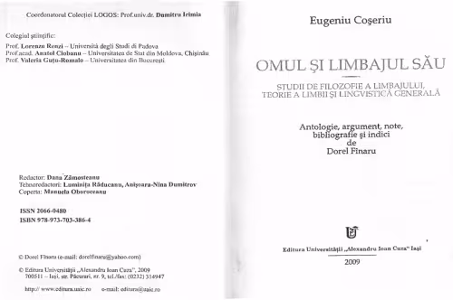 خرید و دانلود نسخه کامل کتاب Logica limbajului și logica gramaticii - în vol. Omul și limbajul său