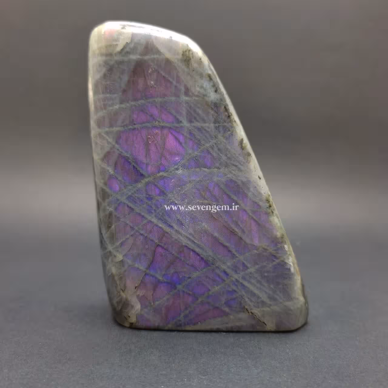 راف سنگ لابرادوریت بنفش (کدA475)