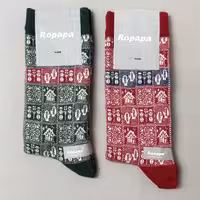 جوراب ساقدار روپاپا طرح کریسمس Cabin