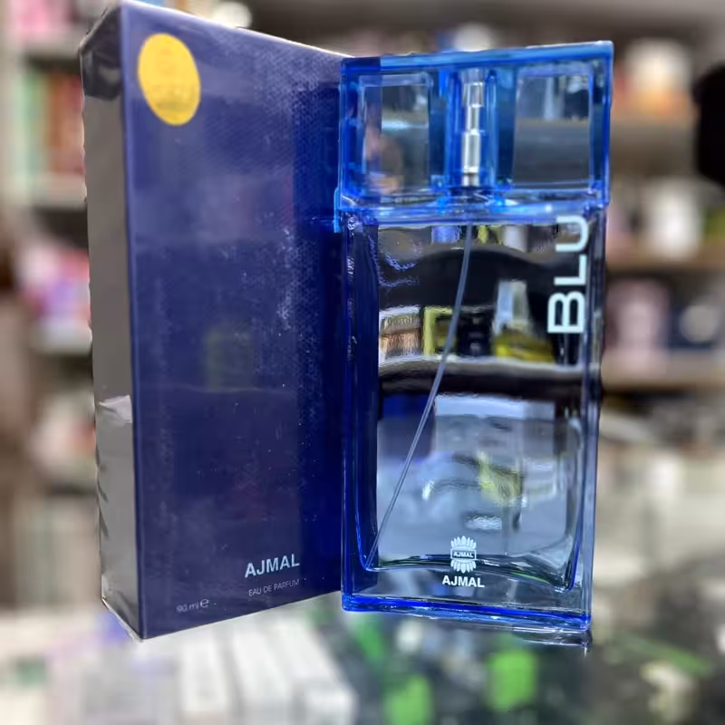 ادکلن مردانه   اجمل blu با رایحه خنک و شیرین حجم 100 میلی لیتر | amazonchi