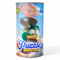 پازل 40 تکه کارتون مهاجرت