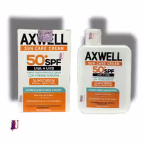 کرم ضد آفتاب آکسول Axwell SPF 50  حجم 100 میل