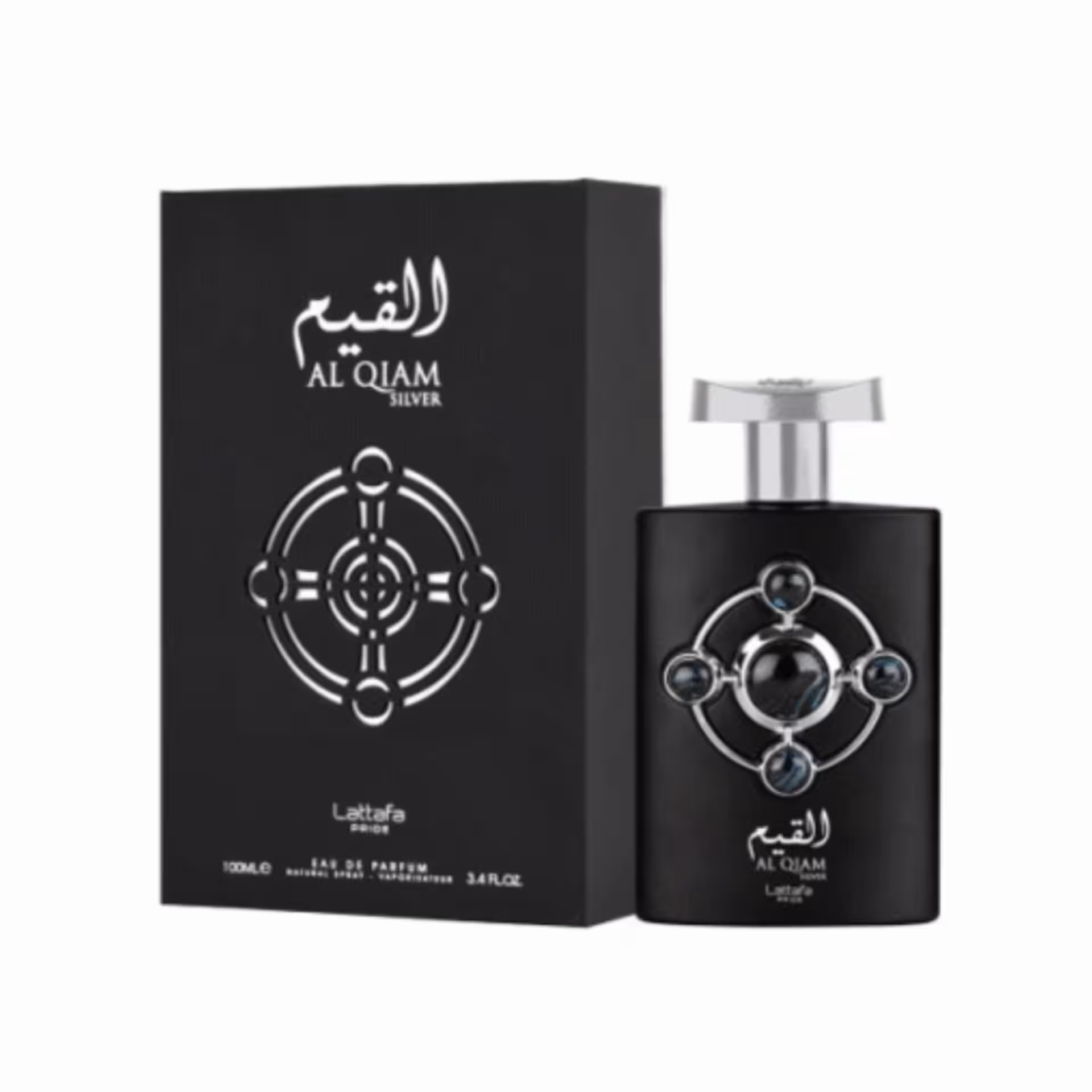 ادکلن زنانه مردانه لطافه مدل القیم سیلور رایحه بولگاری تایگار حجم 100 میل