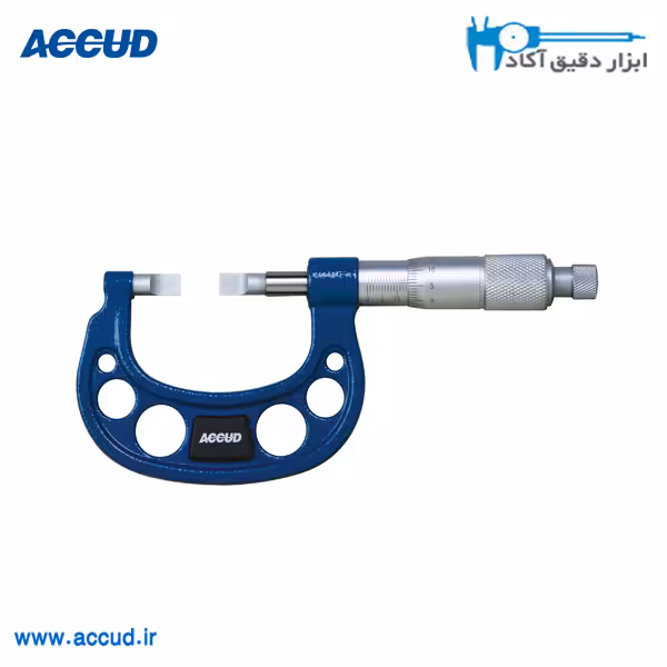 میکرومتر ورنیه فک تیغه ای 125-100 میلی متر Accud (اکیود) مدل 326-005-03