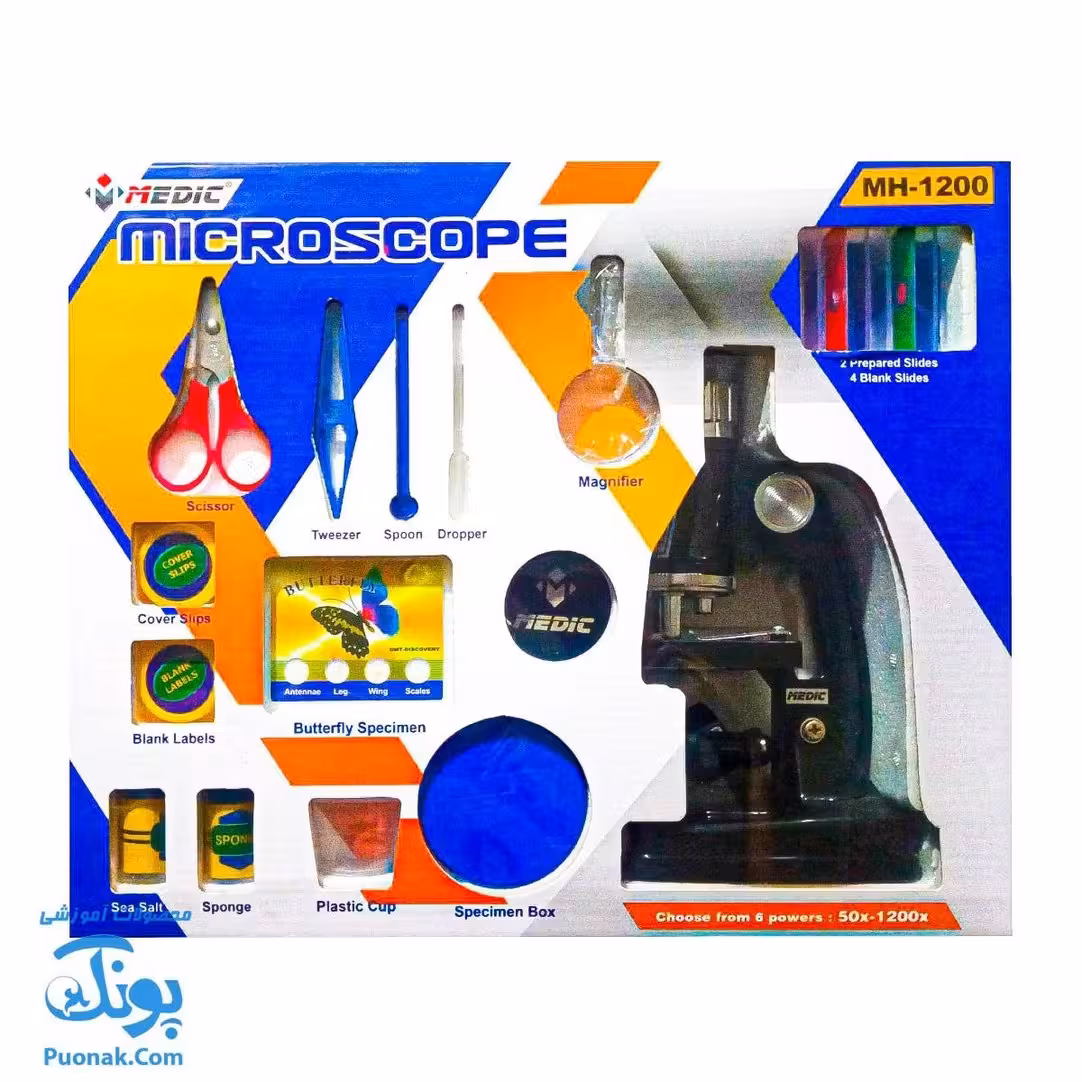 میکروسکوپ دانش آموزی مدیک مدل MH-1200