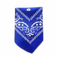 دستمال سر آبی تیره BA1034