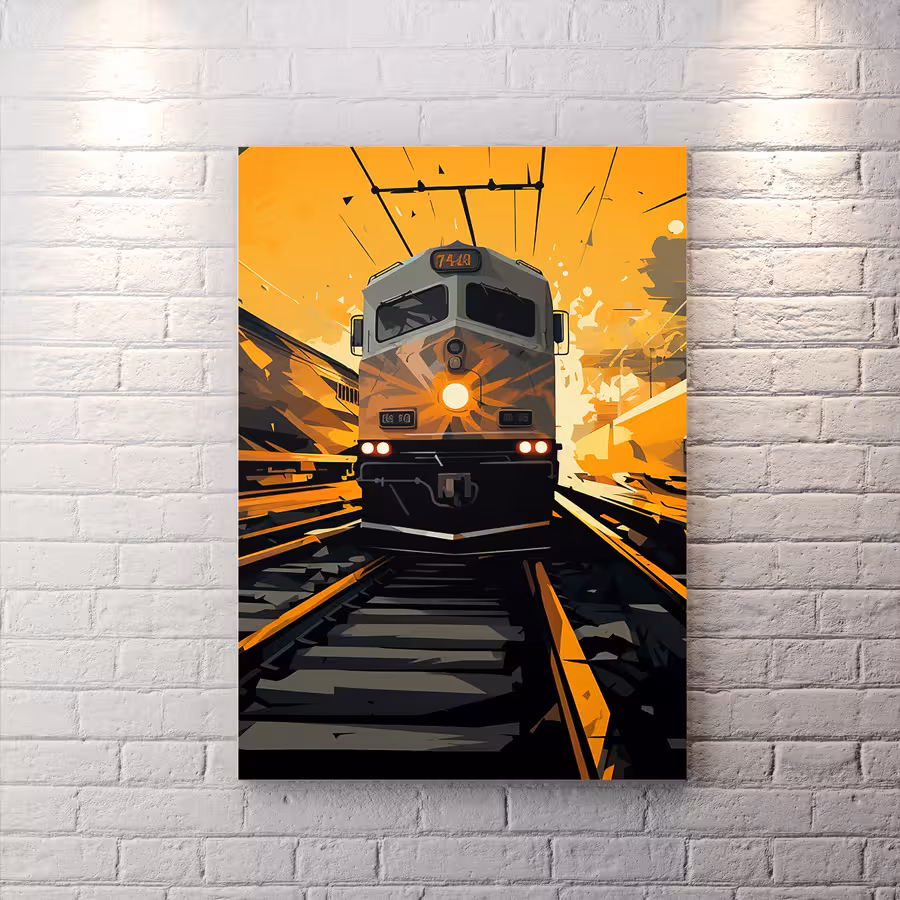 تابلو دکوراتیو طرح قطار HQs-2111